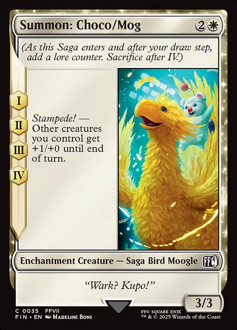 Summon: Choco/Mog (Foil) - FINAL FANTASY
