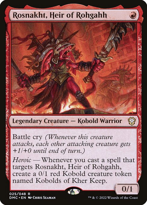 Rosnakht, Heir of Rohgahh - Commander: Dominaria United