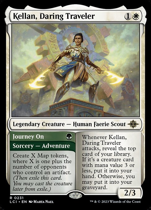 Kellan, Daring Traveler (Foil) - The Lost Caverns of Ixalan