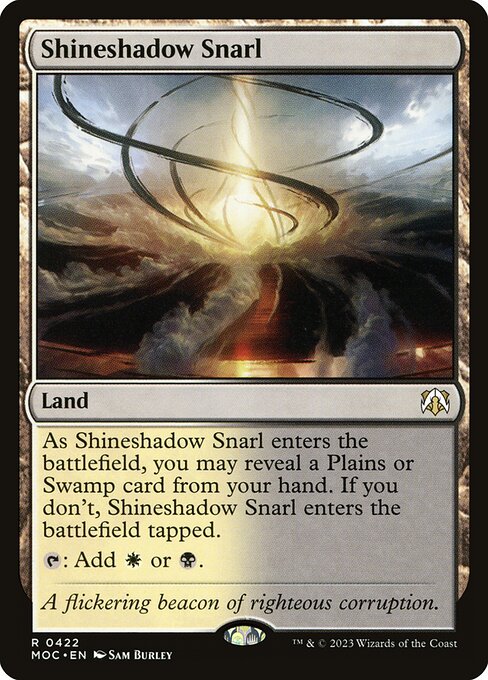 Shineshadow Snarl - Commander: March of the Machine