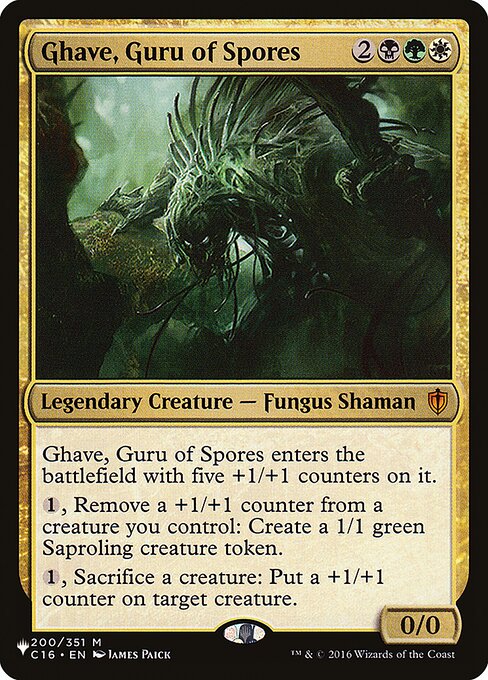 Ghave, Guru of Spores - The List Reprints