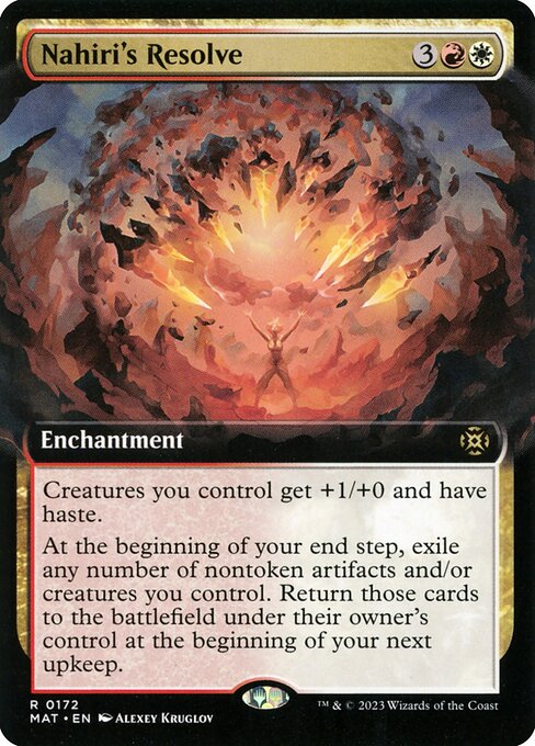 Nahiri's Resolve (Extended Art) - March of the Machine: The Aftermath