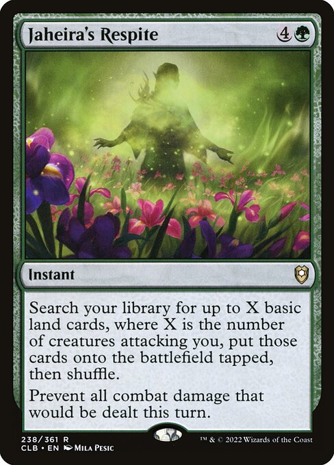 Jaheira's Respite (Foil) - Commander Legends: Battle for Baldur's Gate
