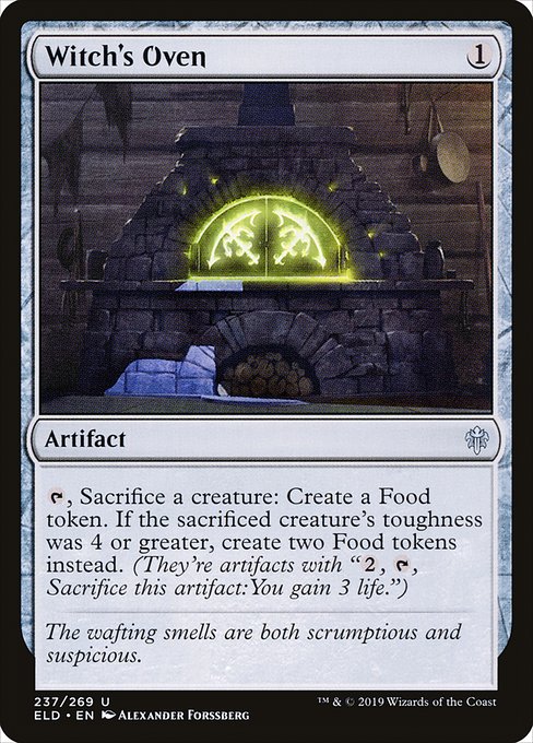 Witch's Oven (Foil) - Throne of Eldraine