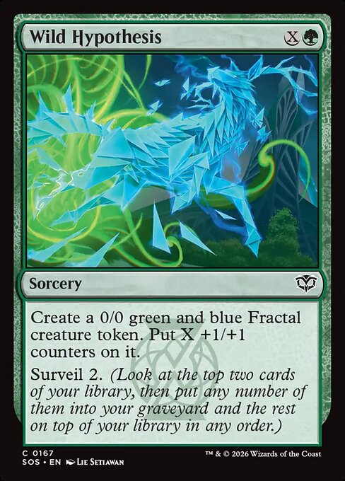 Wild Hypothesis (Foil) - Secrets of Strixhaven