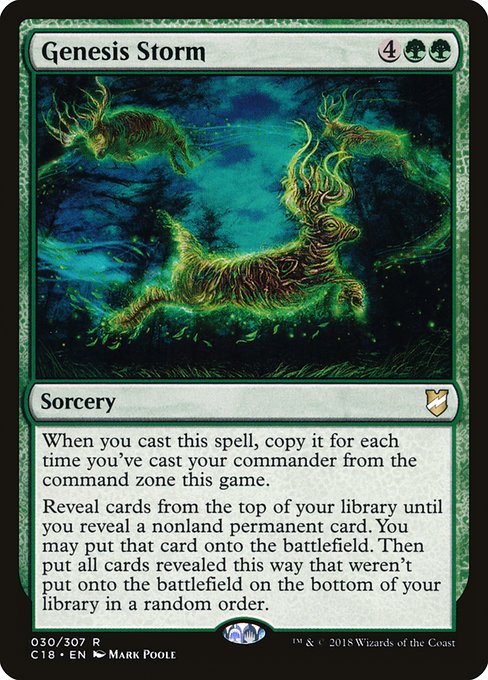 Genesis Storm - Commander 2018
