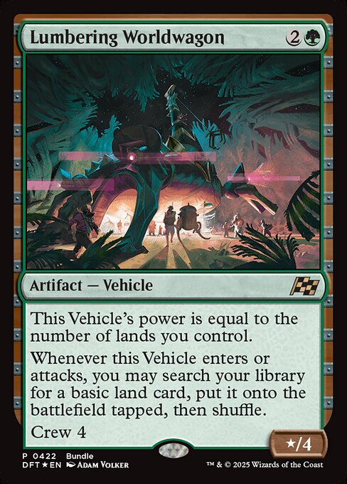 Lumbering Worldwagon (DFT Bundle) - Unique and Miscellaneous Promos