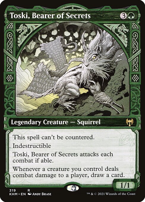 Toski, Bearer of Secrets (Showcase) (Foil) - Kaldheim