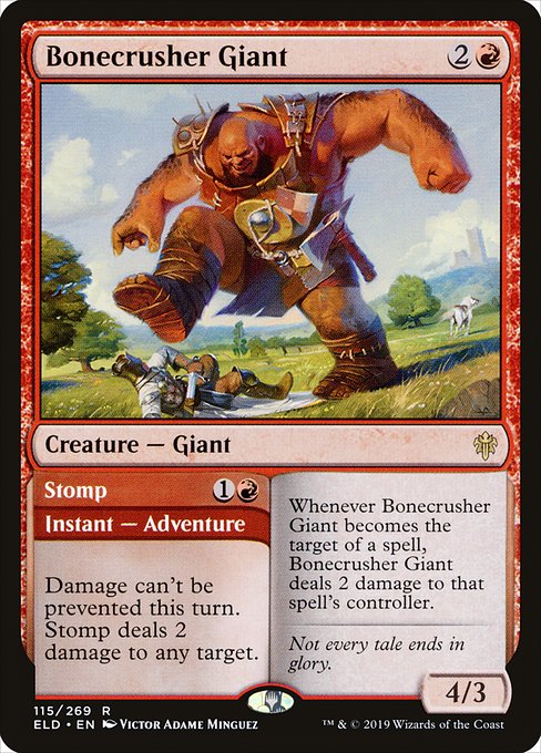 Bonecrusher Giant - Throne of Eldraine