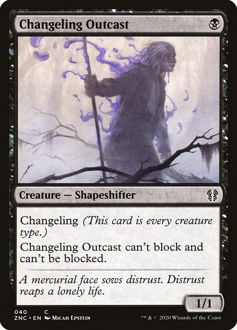 Changeling Outcast - Commander: Zendikar Rising
