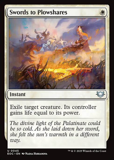 Swords to Plowshares - Commander: Edge of Eternities