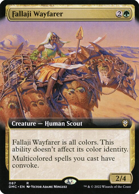 Fallaji Wayfarer (Extended Art) - Commander: Dominaria United