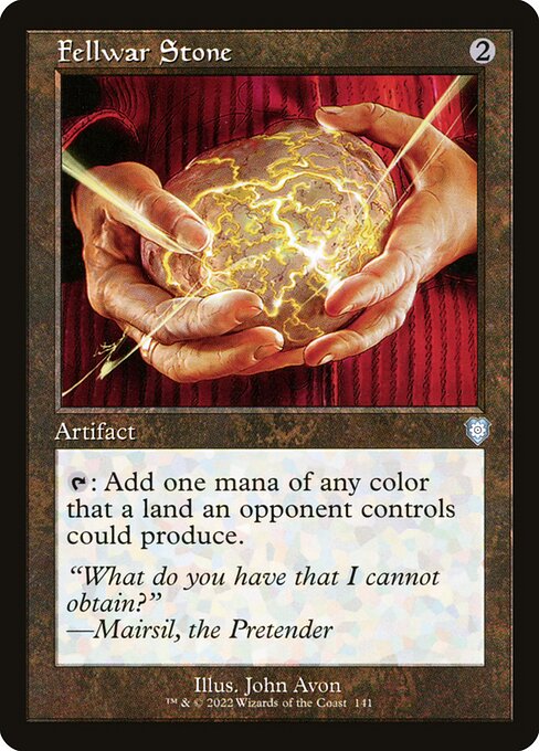 Fellwar Stone (Retro Frame) - Commander: The Brothers' War