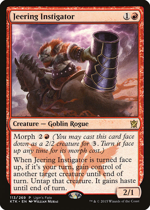 Jeering Instigator - Ugin's Fate Promos