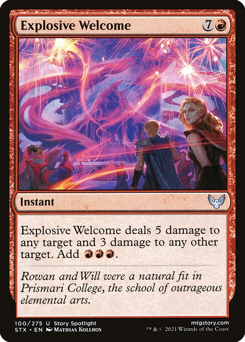 Explosive Welcome - Strixhaven: School of Mages