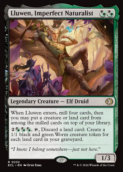 Lluwen, Imperfect Naturalist - Lorwyn Eclipsed