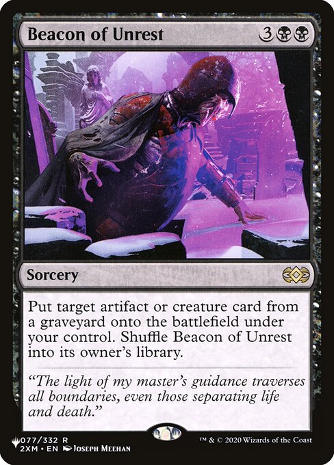 Beacon of Unrest - The List Reprints