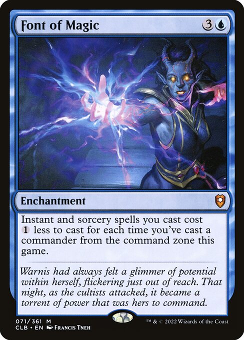 Font of Magic (Foil) - Commander Legends: Battle for Baldur's Gate