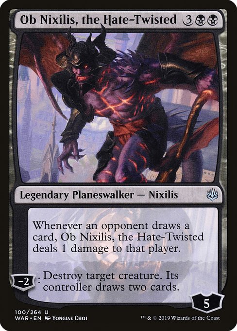 Ob Nixilis, the Hate-Twisted (Stained Glass) (Foil) - Secret Lair Drop Series