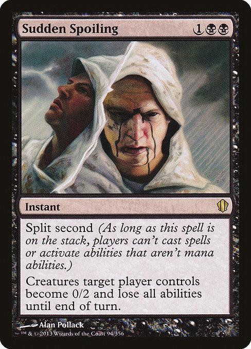 Sudden Spoiling - Commander 2013