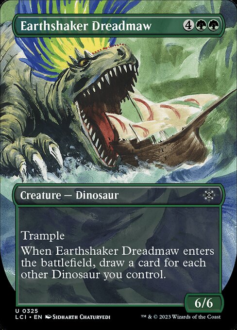 Earthshaker Dreadmaw (Borderless) - The Lost Caverns of Ixalan
