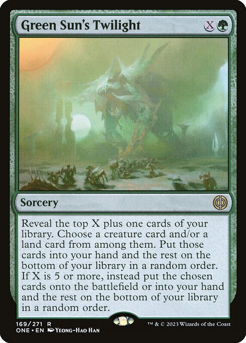 Green Sun's Twilight (Foil) - Phyrexia: All Will Be One