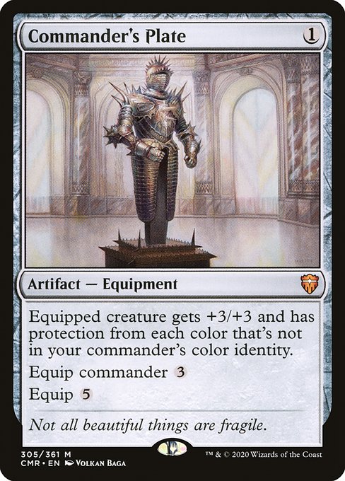 Commander's Plate (Foil) - Commander Legends