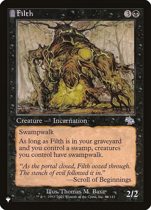 Filth - The List Reprints