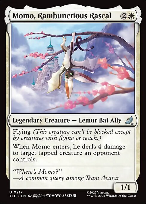 Momo, Rambunctious Rascal (0217) - Avatar: The Last Airbender: Eternal-Legal