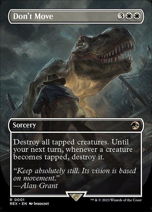 Don't Move (Borderless) - Universes Beyond: Jurassic World Collection
