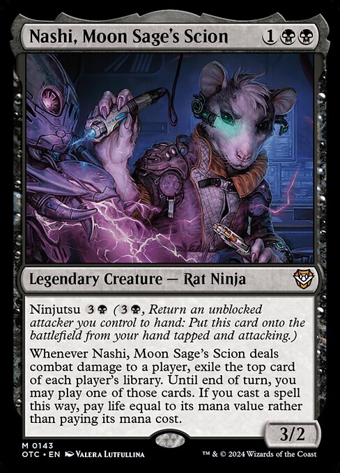 Nashi, Moon Sage's Scion (Foil) - Kamigawa: Neon Dynasty