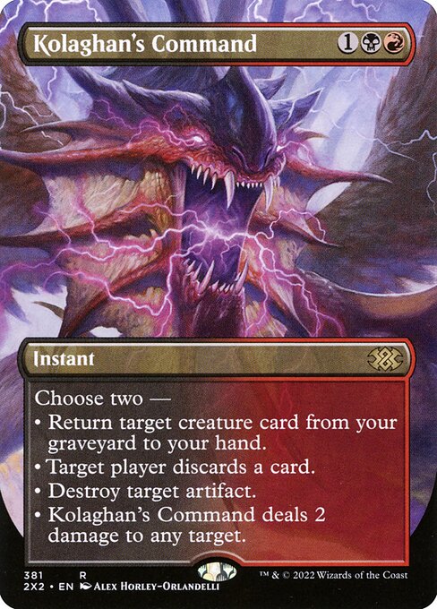 Kolaghan's Command (Borderless) - Double Masters 2022