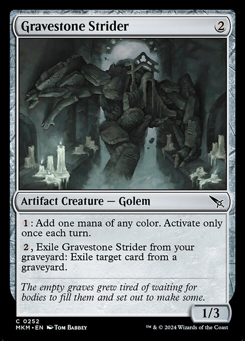 Gravestone Strider - Murders at Karlov Manor