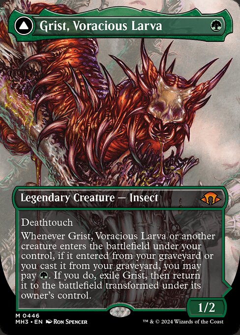 Grist, Voracious Larva (Borderless) - Modern Horizons 3
