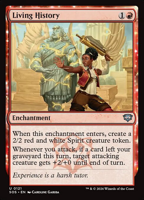 Living History (Foil) - Secrets of Strixhaven