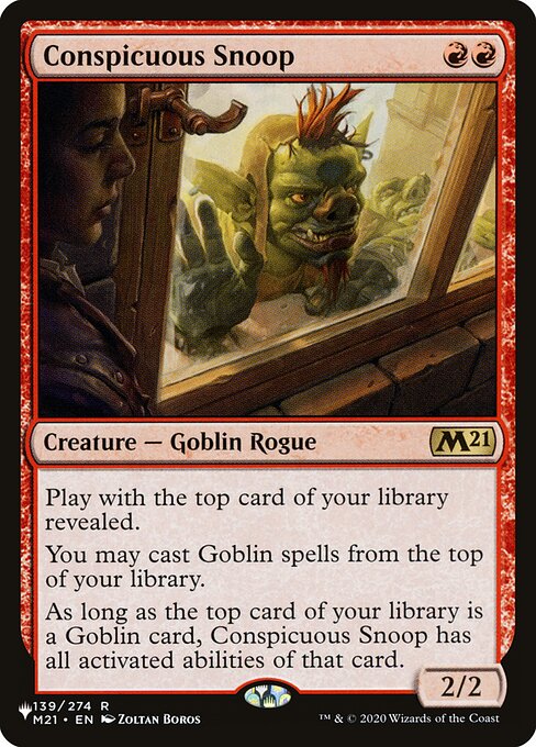 Conspicuous Snoop - The List Reprints