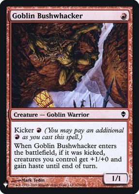 Goblin Bushwhacker - The List Reprints