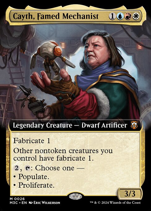Cayth, Famed Mechanist (Extended Art) - Commander: Modern Horizons 3