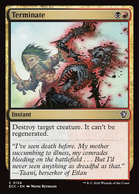 Terminate - Commander: Lorwyn Eclipsed