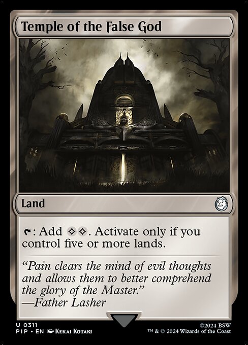 Temple of the False God - Universes Beyond: Fallout