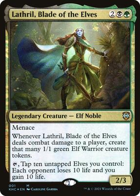 Lathril, Blade of the Elves - Commander: Kaldheim