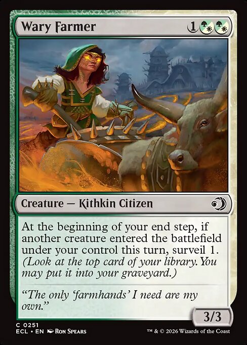 Wary Farmer - Lorwyn Eclipsed