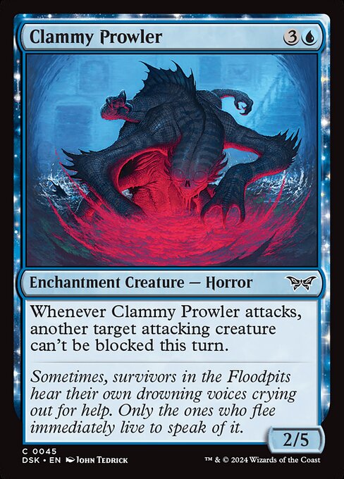 Clammy Prowler - Duskmourn: House of Horror