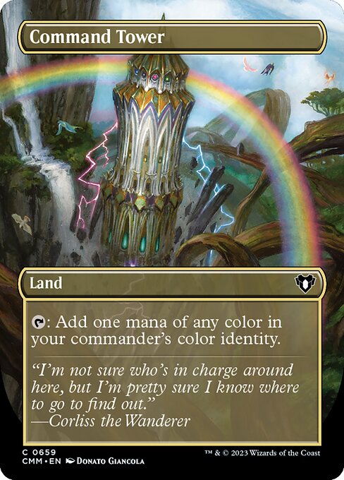 Command Tower (Borderless) - Commander Masters