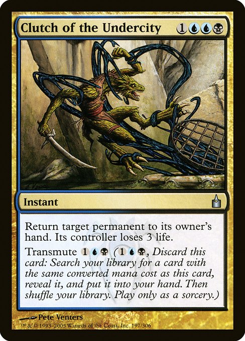 Clutch of the Undercity (Foil) - Ravnica: City of Guilds