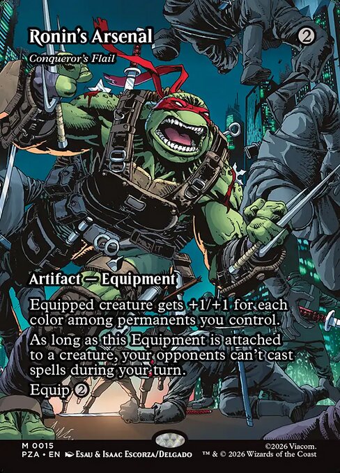 Ronin's Arsenal - Conqueror's Flail (Borderless) - Teenage Mutant Ninja Turtles Source Material
