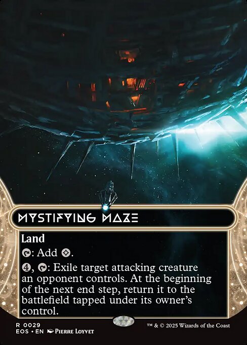 Mystifying Maze (0029) (Borderless) (Foil) - Edge of Eternities: Stellar Sights