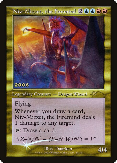 Niv-Mizzet, the Firemind - 30th Anniversary Promos