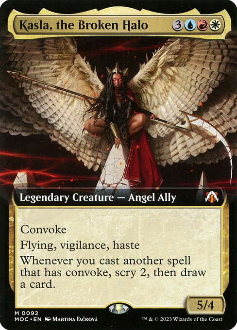 Kasla, the Broken Halo (Extended Art) - Commander: March of the Machine