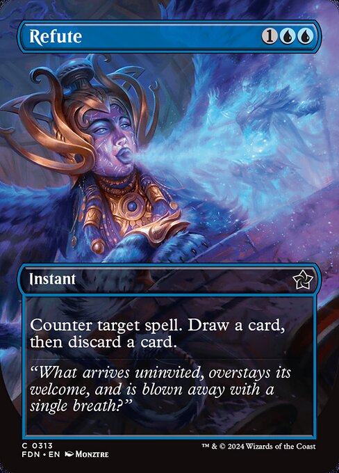Refute (Borderless) (Foil) - Foundations